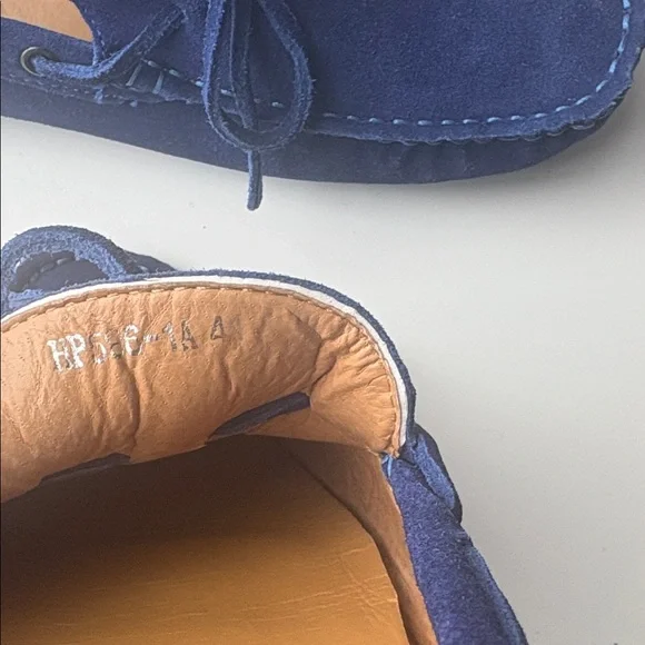 TOD’s Ferrari Gommino Blue Suede Driving Loafer